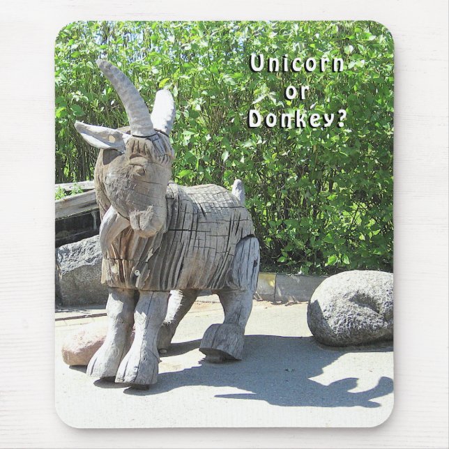Unicorn or Donkey? Palanga, LITHUANIA – Mouse Pad (Front)