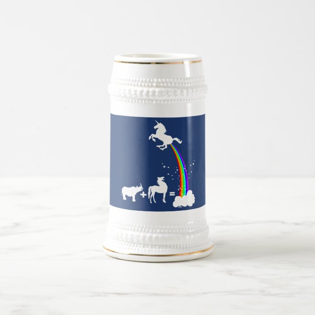 Unicorn origin beer stein (Center)