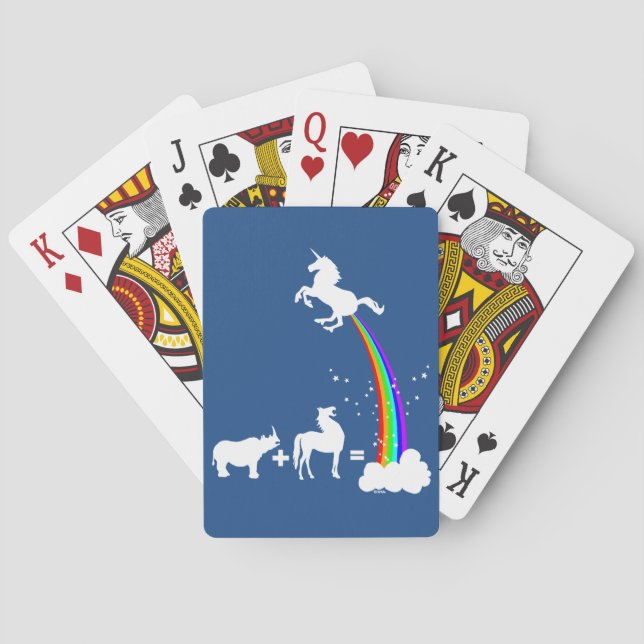 Unicorn origin playing cards (Back)