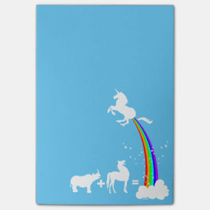 Unicorn origin post-it notes