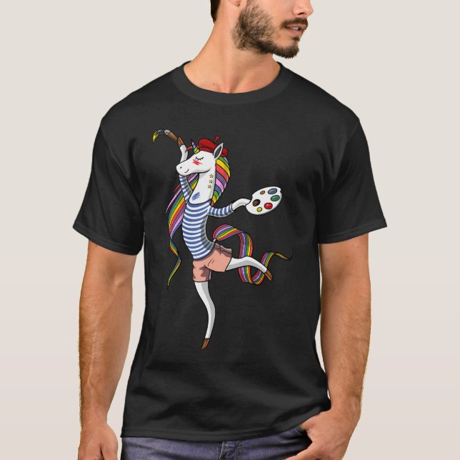 Unicorn Painter T-Shirt (Front)