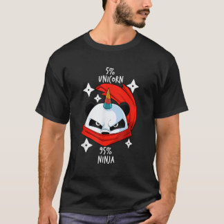 Unicorn Panda Family Bear T-Shirt