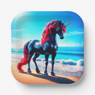 Unicorn Paper Plate