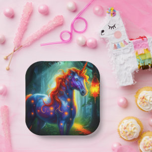 Unicorn Paper Plate