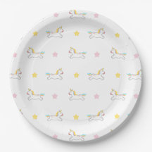 Unicorn Paper Plate