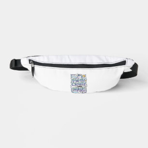 Unicorn Partly Cloudy with Magic Commercial Vector Bum Bags