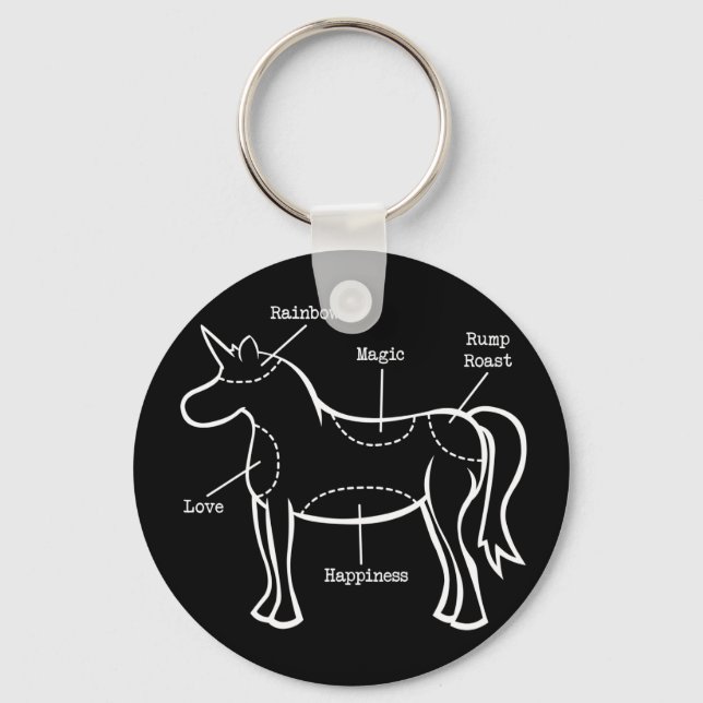 Unicorn Parts Key Ring (Front)