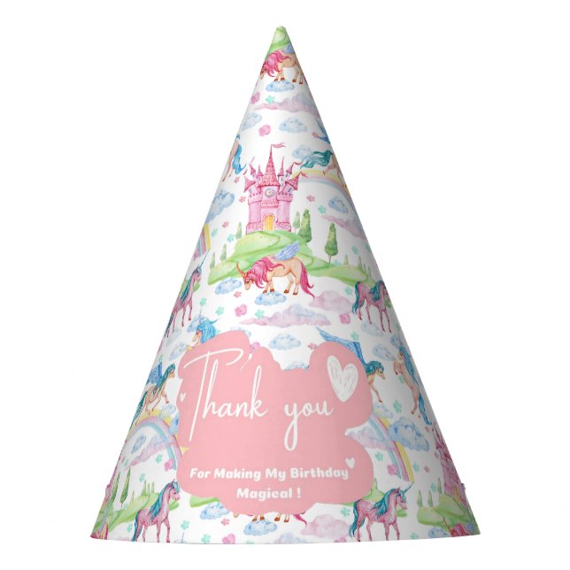 Unicorn Party Hat (Front)