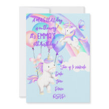 Unicorn Party Invitation