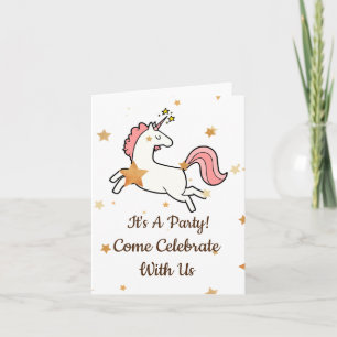 Unicorn Party Invitation