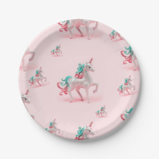 🎉 Unicorn Party-Ready Paper Plates! 🎉 Plate