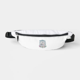 Unicorn Passport to Unicorn Land White Background  Bum Bags