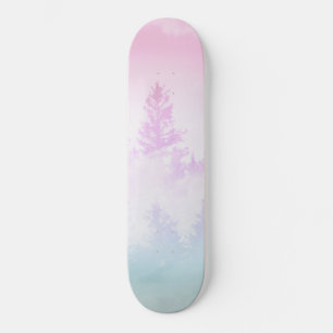 Unicorn Pastel Forest Dream #1 #decor #art Skateboard