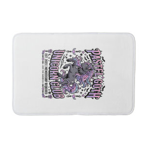 Unicorn Pastel Goth Unicorn Club Commercial Sticke Bath Mat