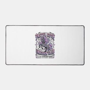 Unicorn Pastel Goth Unicorn Club Commercial Sticke Desk Mat