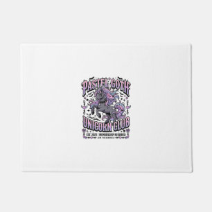 Unicorn Pastel Goth Unicorn Club Commercial Sticke Doormat