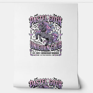 Unicorn Pastel Goth Unicorn Club Commercial Sticke Wallpaper