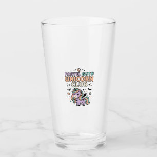 Unicorn Pastel Goth Unicorn Club Trendy Graphic Te Glass