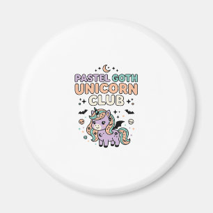 Unicorn Pastel Goth Unicorn Club Trendy Graphic Te Magnet