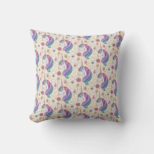 Unicorn pattern cushion