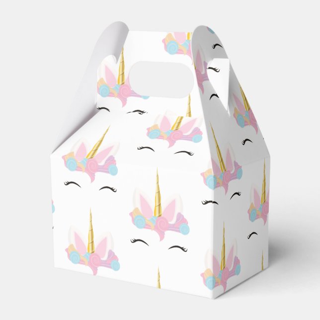Unicorn Pattern | Favour Box (Front Side)