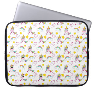 Unicorn pattern laptop sleeve