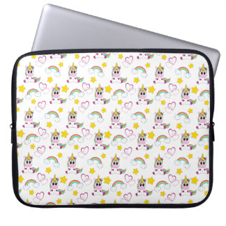 Unicorn pattern laptop sleeve