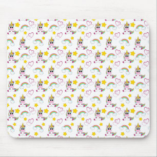 Unicorn pattern mouse pad