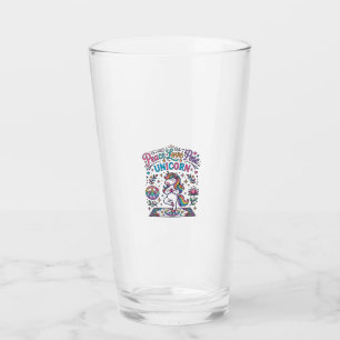 Unicorn Peace Love Pose Unicorn White Background S Glass