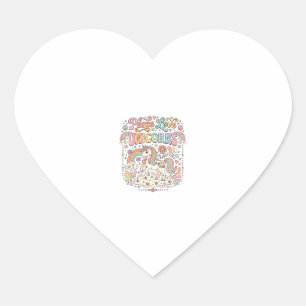 Unicorn Peace Love Unicorns Adorable Vector Design Heart Sticker