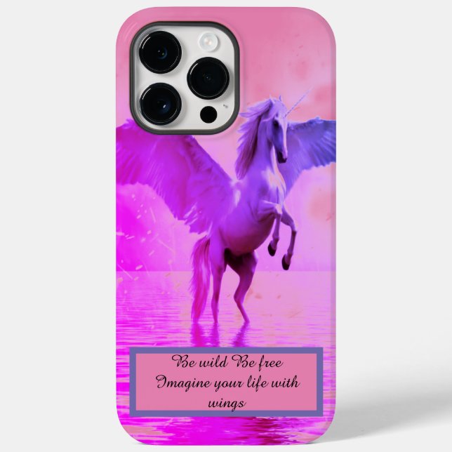 Unicorn Pegasus Horse  Case-Mate iPhone Case (Back)