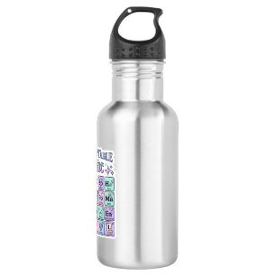 Unicorn Periodic Table of Magic Graphic Design Mer 532 Ml Water Bottle