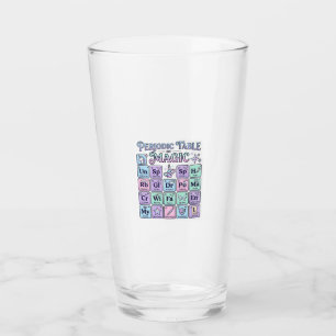 Unicorn Periodic Table of Magic Graphic Design Mer Glass