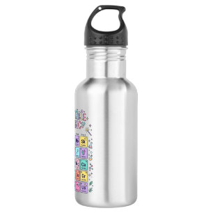 Unicorn Periodic Table of Magic Trendy Cute Gift D 532 Ml Water Bottle