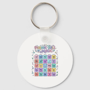 Unicorn Periodic Table of Magic Trendy Cute Gift D Key Ring