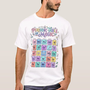 Unicorn Periodic Table of Magic Trendy Cute Gift D T-Shirt