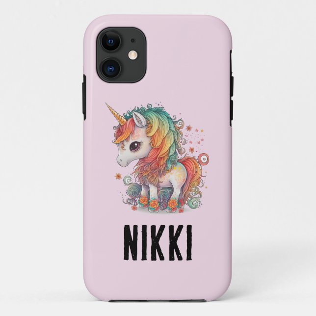 UNICORN PERSONALIZED IPHONE IPAD CASE (Back)