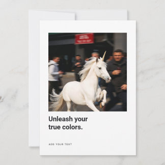 Unicorn Photo Encouragement Cards for creatives