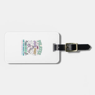 Unicorn Pilates and Pixie Dust Bold Typography T-S Luggage Tag