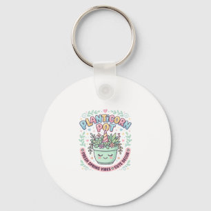 Unicorn Planticorn Pot Graphic Design Graphic Tee  Key Ring
