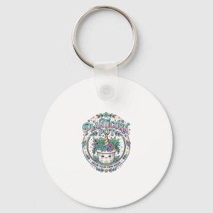 Unicorn Planticorn Pot POD Ready POD Artwork_1 Key Ring