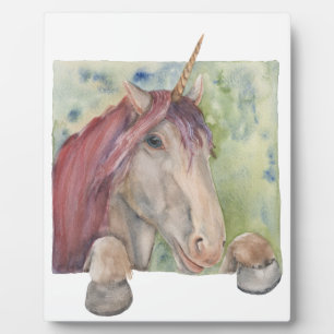 Unicorn Plaque