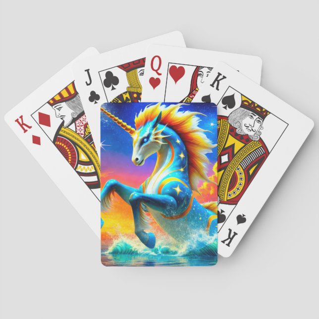 Unicorn Playing Cards (Back)