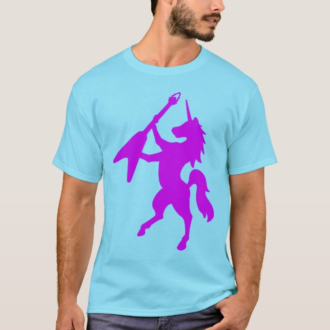 Unicorn Playing Guitar T-Shirt (Front)