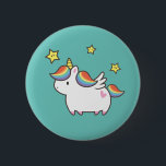 Unicorn Pony 6 Cm Round Badge<br><div class="desc">Magical fun</div>