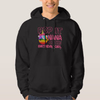 Unicorn Pony Pop It Nana of the Birthday Girl Unic