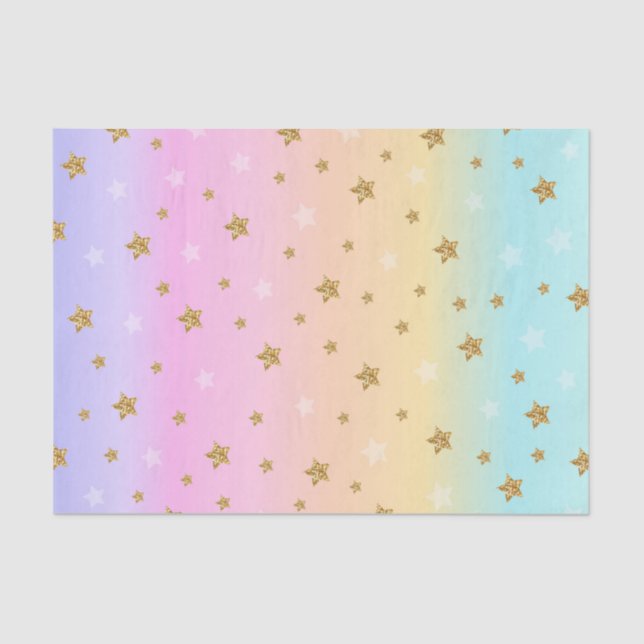 Unicorn Pool Party Tissue Paper (Front)