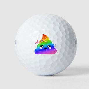 Unicorn Poop Golf Balls