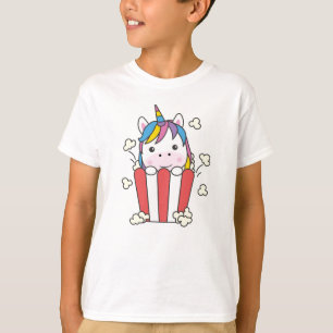 Unicorn Popcorn Whats Poppin Funny PopStar T-Shirt