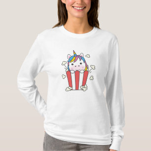 Unicorn Popcorn Whats Poppin Funny PopStar T-Shirt